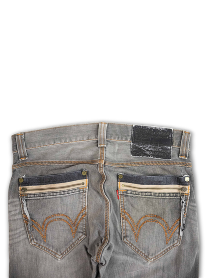 Japanese Washed Denim Jeans (32)