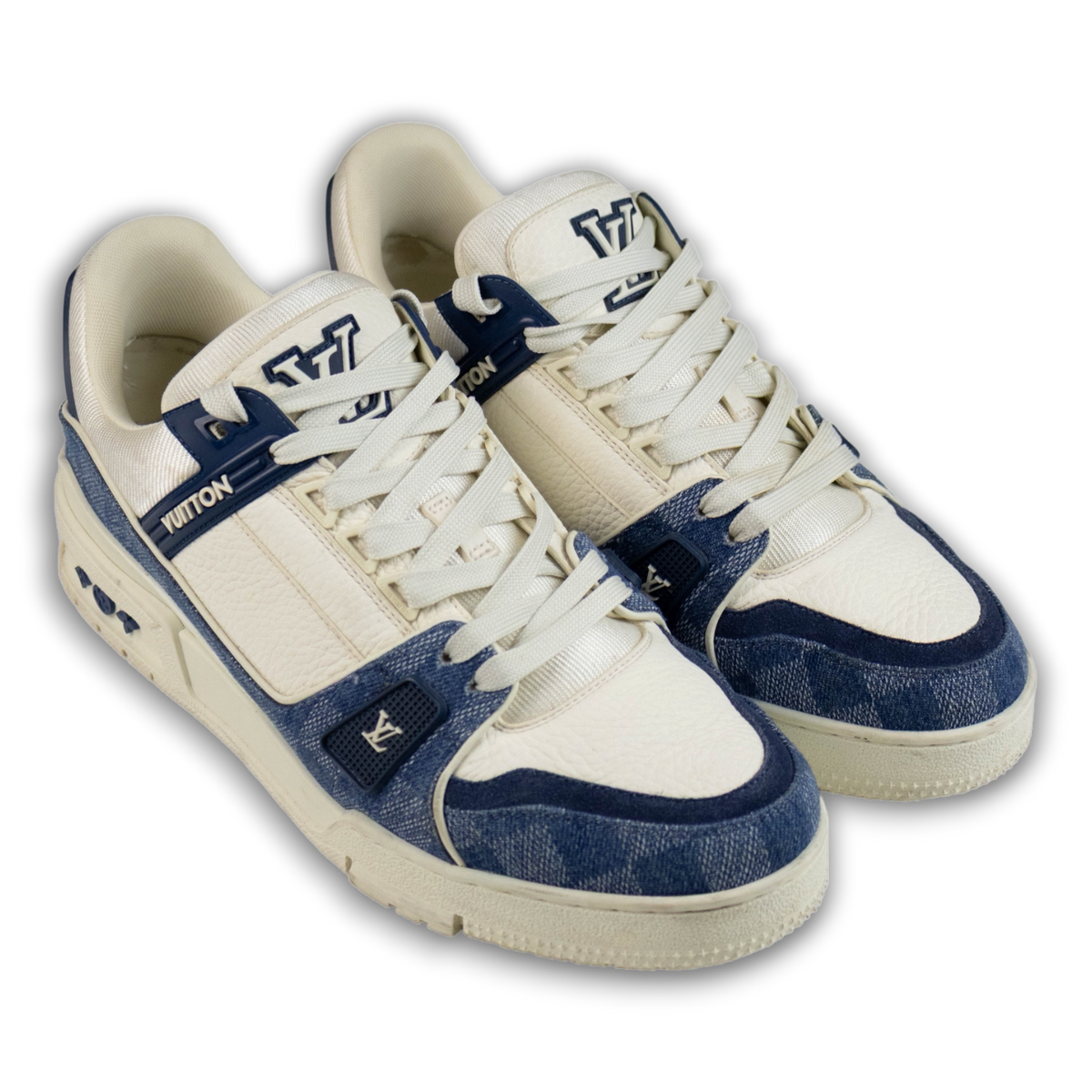 Louis Vuitton LV Trainer Blue Denim (41)