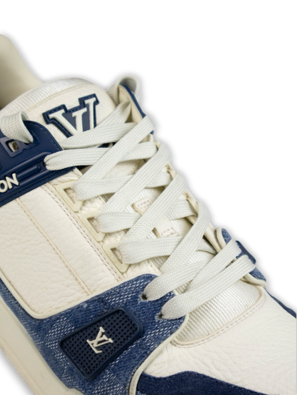 Louis Vuitton LV Trainer Blue Denim (41)