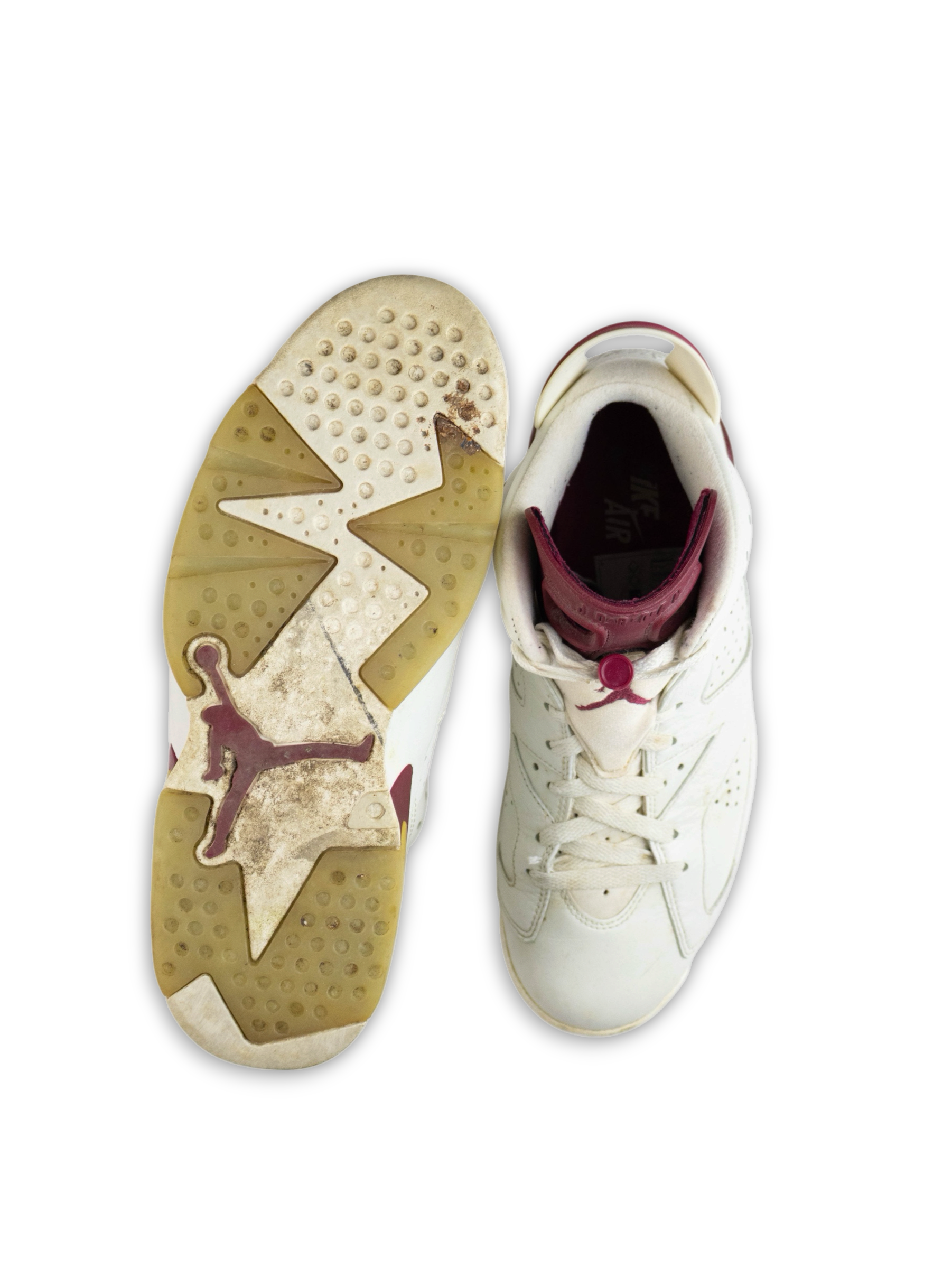 Nike Air Jordan 6 Maroon (42)