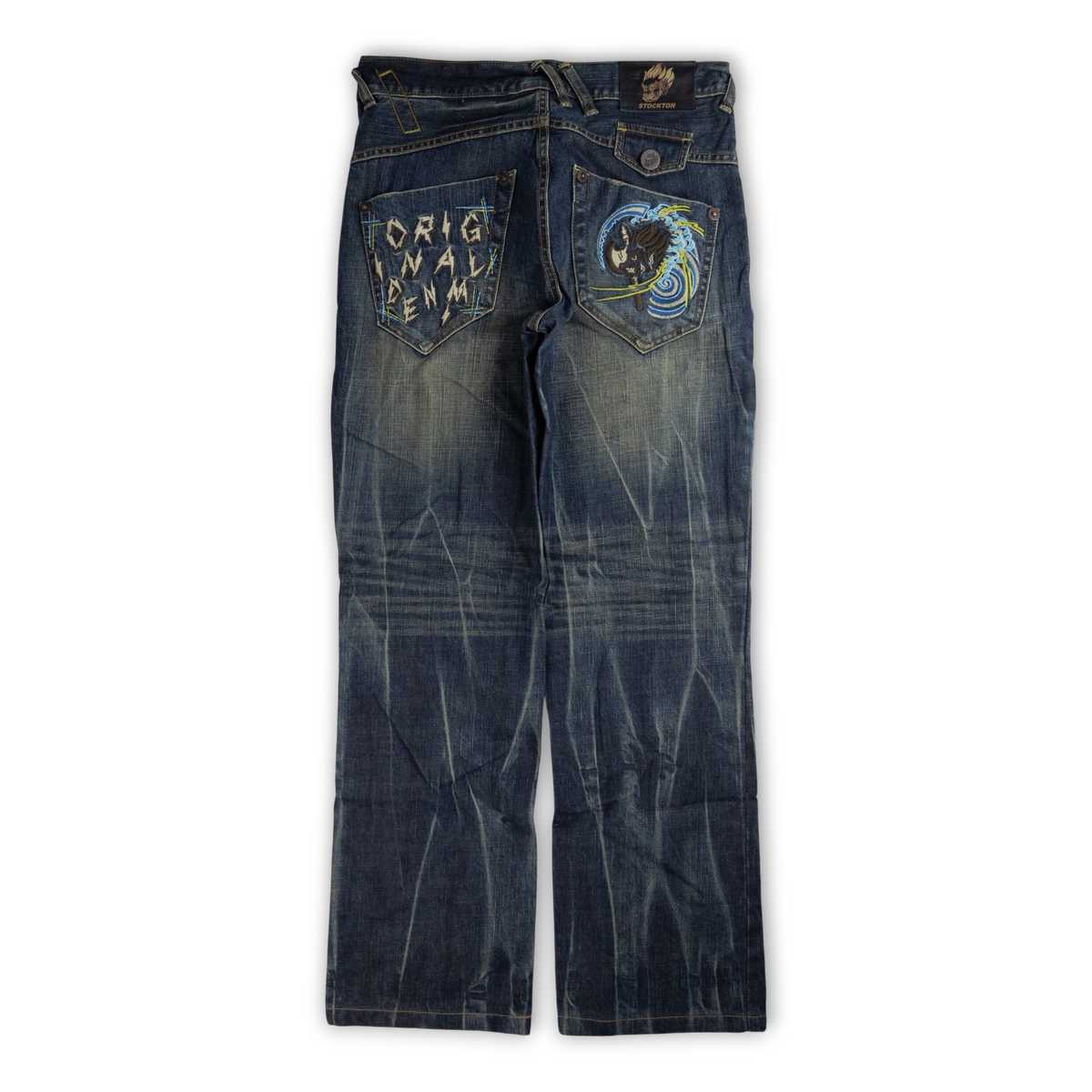 Japanese Washed Denim Jeans (29)