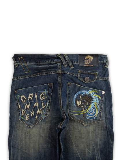 Japanese Washed Denim Jeans (29)