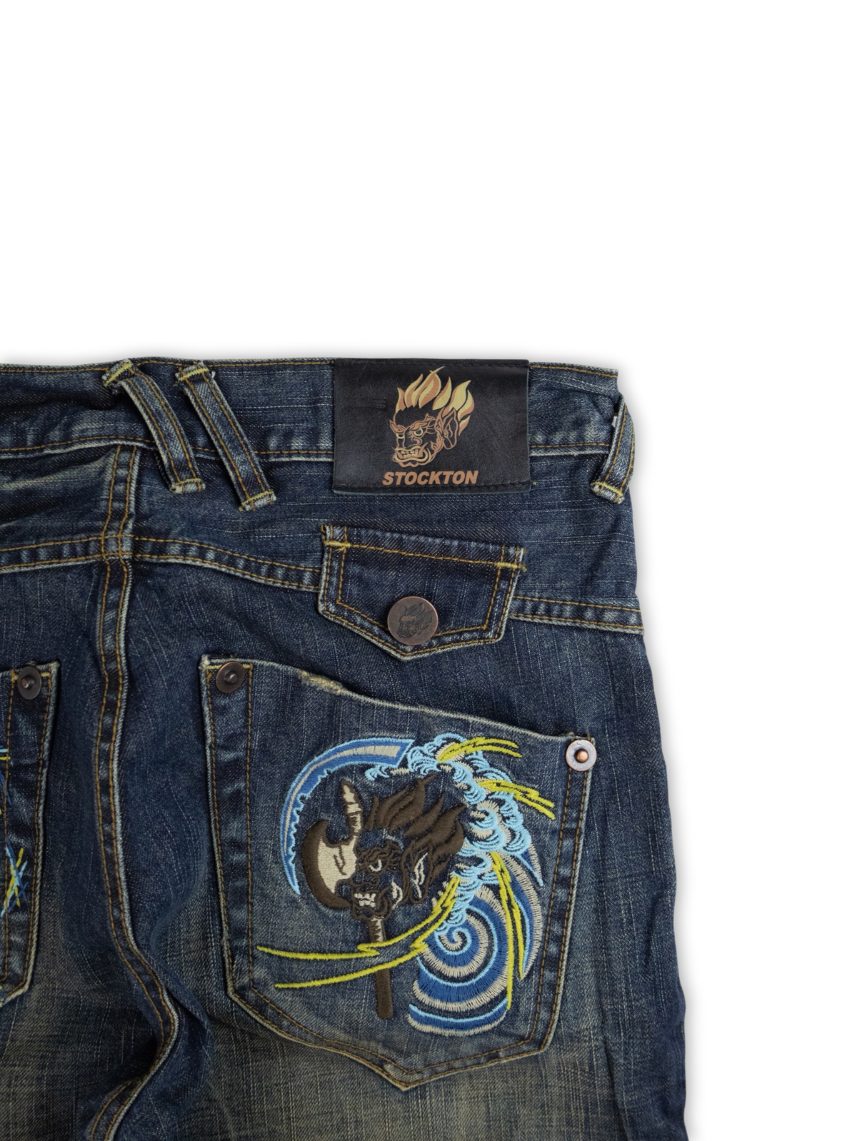Japanese Washed Denim Jeans (29)