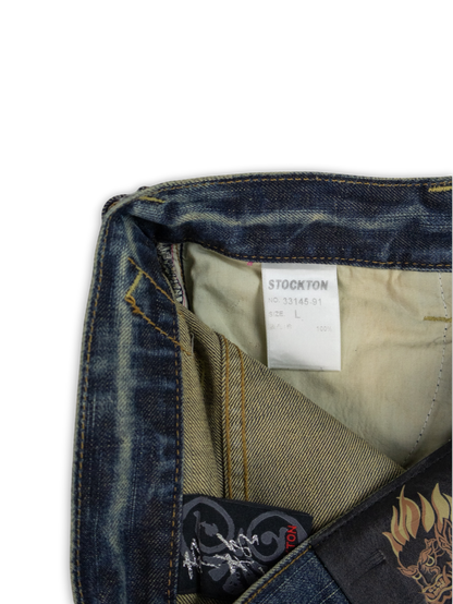 Japanese Washed Denim Jeans (29)