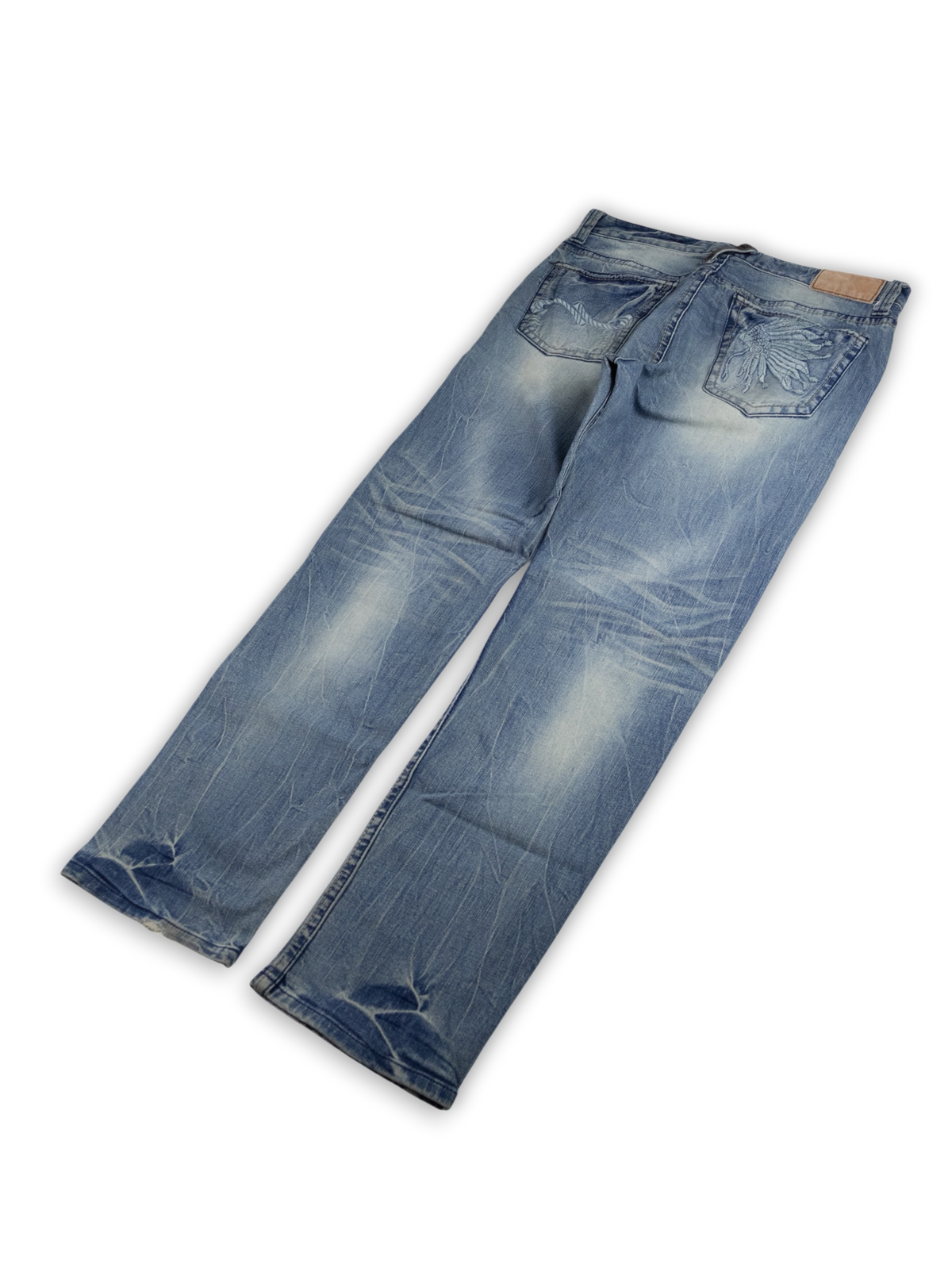 Japanese Washed Denim Jeans (34)