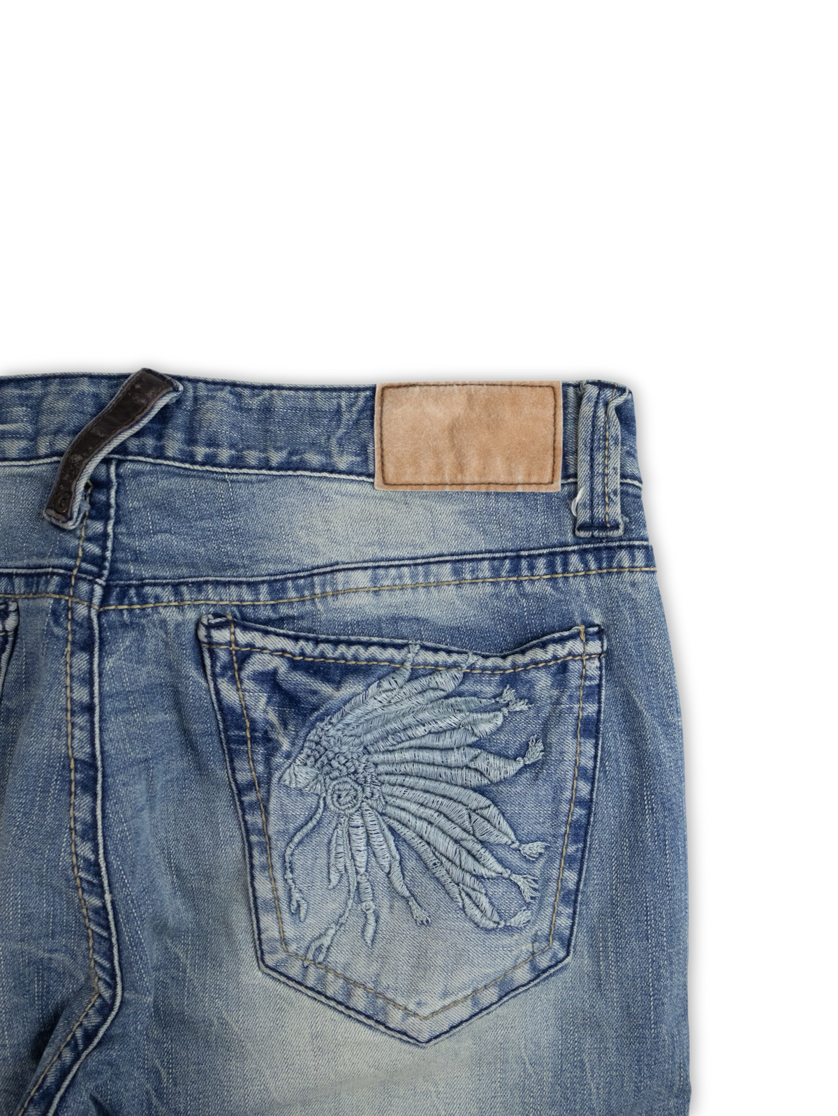 Japanese Washed Denim Jeans (34)