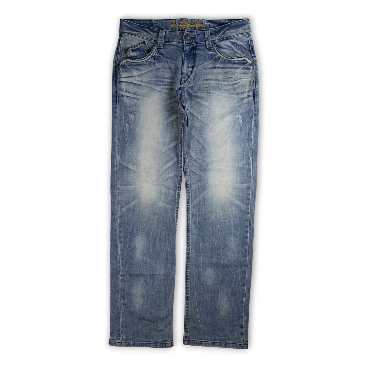 Japanese Washed Denim Jeans (34)