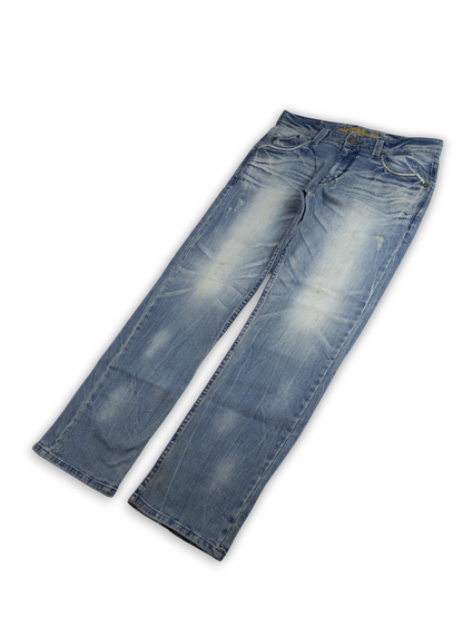 Japanese Washed Denim Jeans (34)