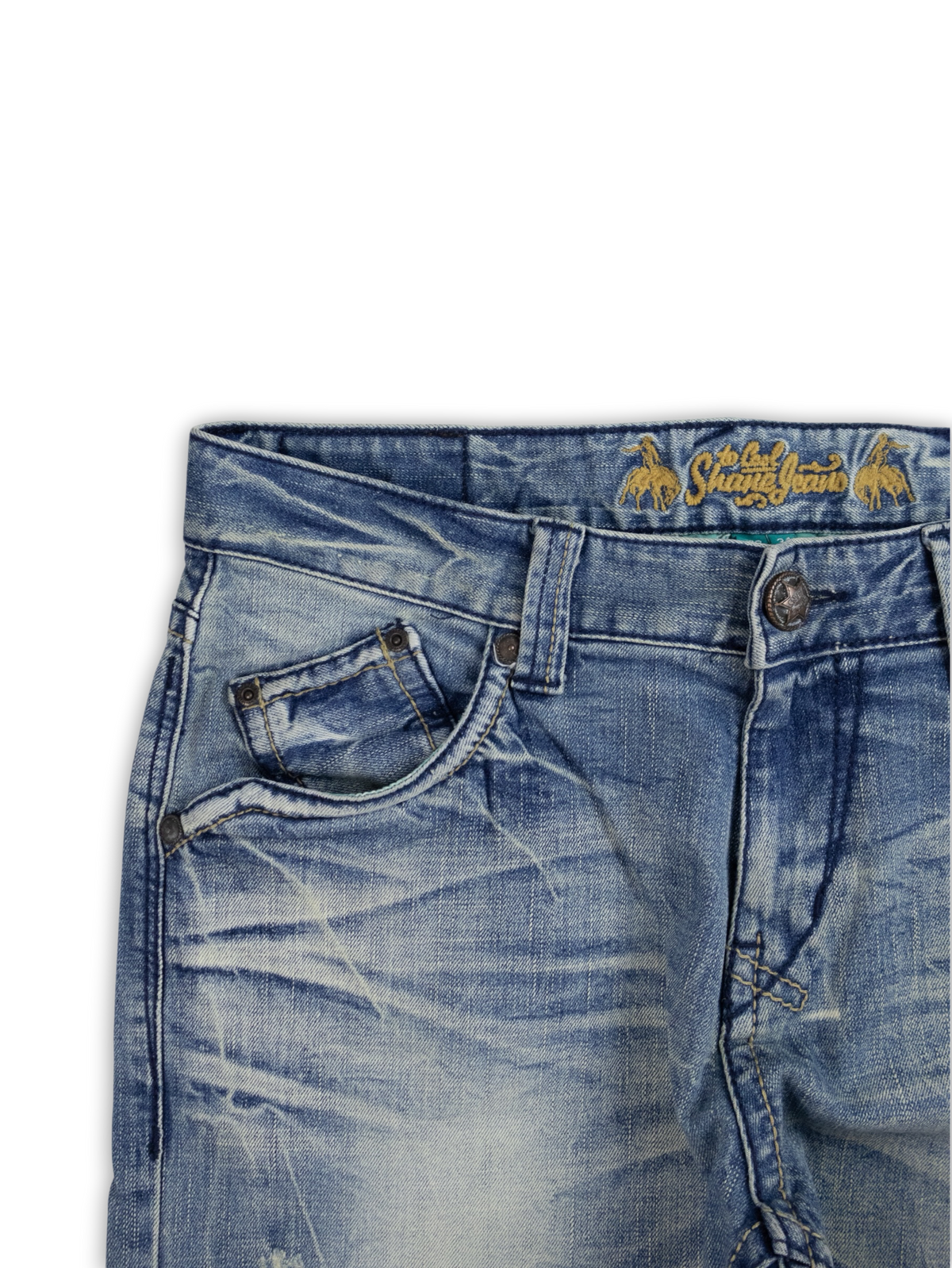 Japanese Washed Denim Jeans (34)