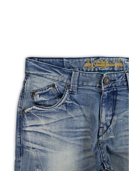 Japanese Washed Denim Jeans (34)