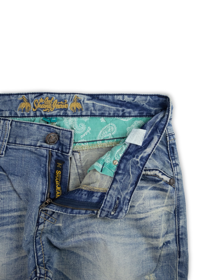 Japanese Washed Denim Jeans (34)