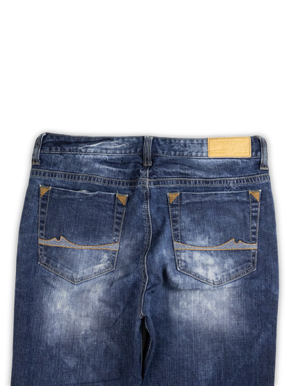 Japanese Washed Denim Jeans (34)