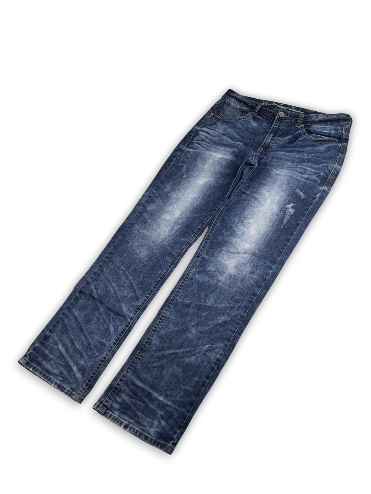 Japanese Washed Denim Jeans (34)