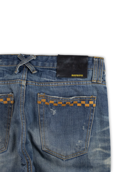 Japanese Washed Denim Jeans (30)