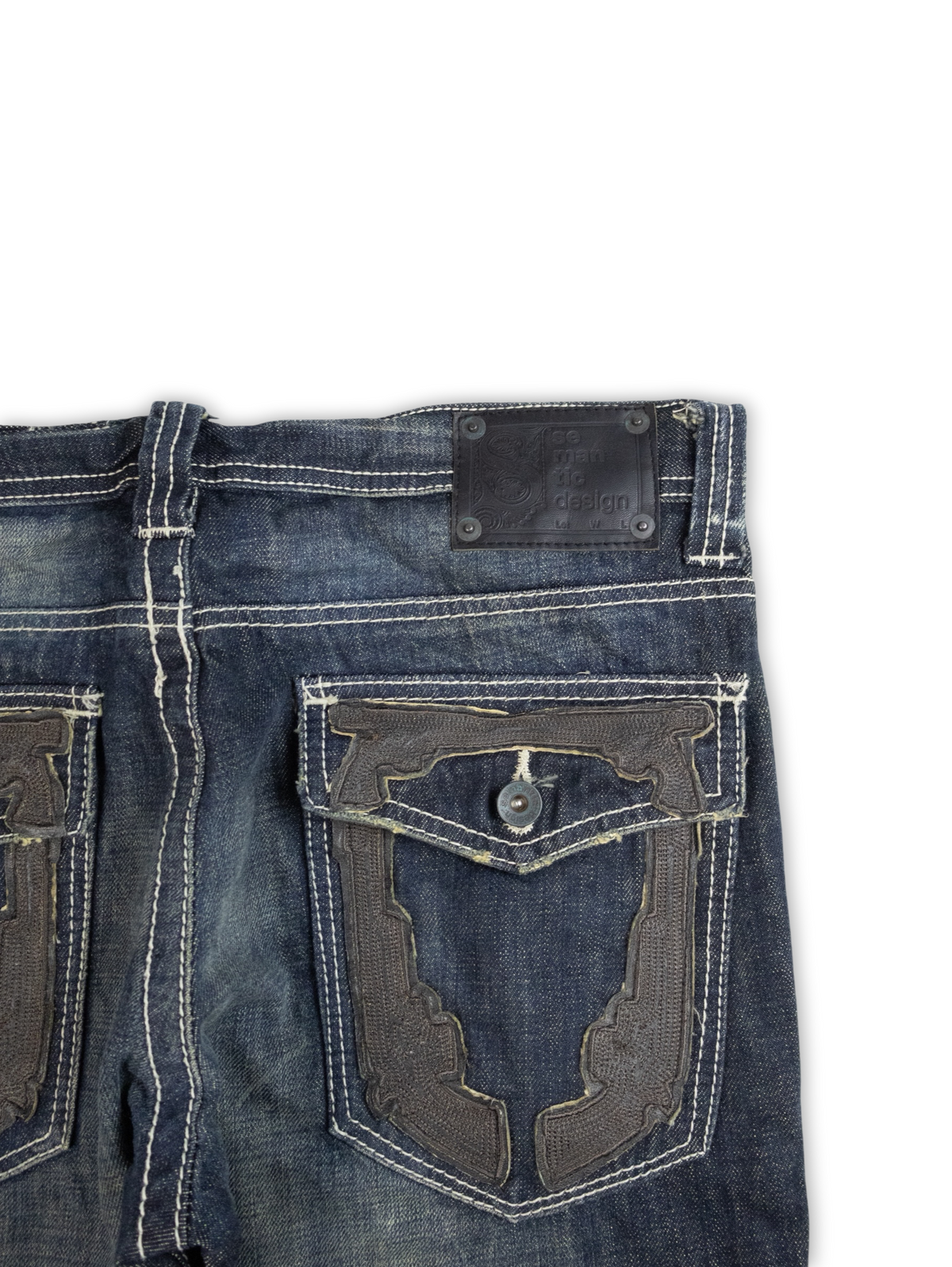 Japanese Washed Denim Jeans (34)