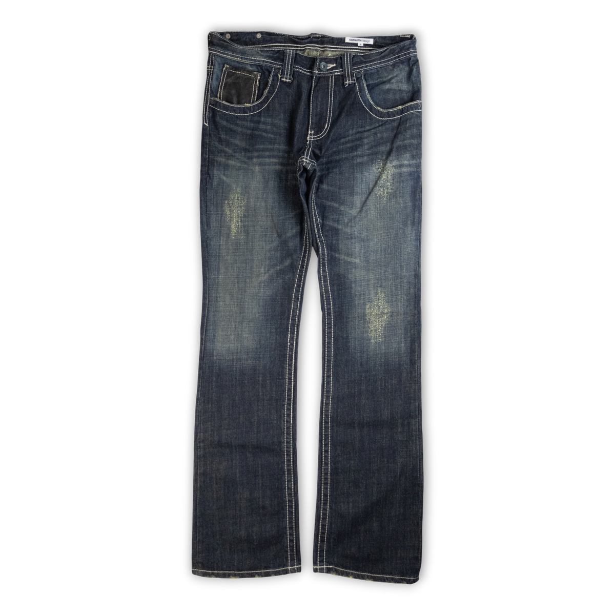 Japanese Washed Denim Jeans (34)