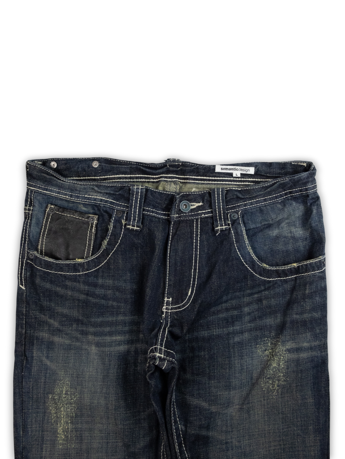 Japanese Washed Denim Jeans (34)