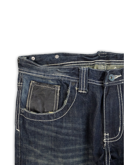 Japanese Washed Denim Jeans (34)
