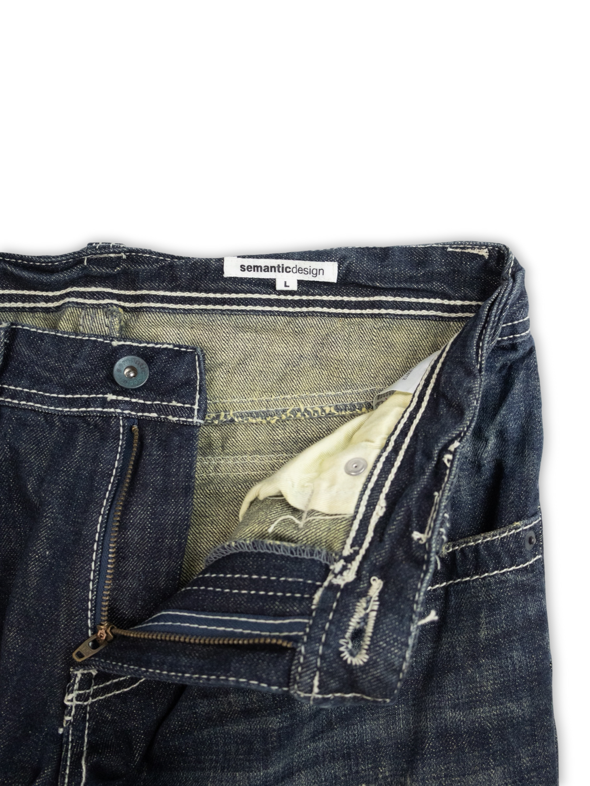 Japanese Washed Denim Jeans (34)