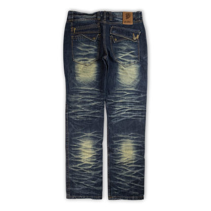 Japanese Washed Denim Jeans (34)