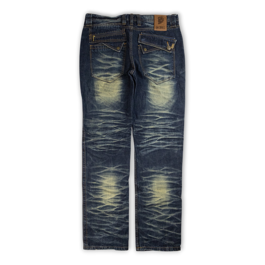 Japanese Washed Denim Jeans (34)