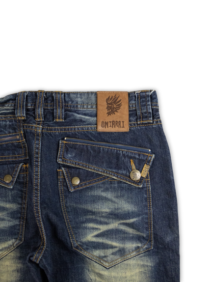 Japanese Washed Denim Jeans (34)