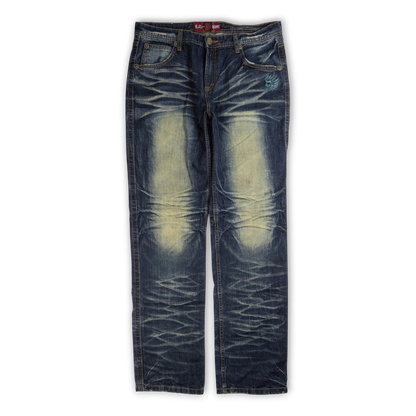 Japanese Washed Denim Jeans (34)