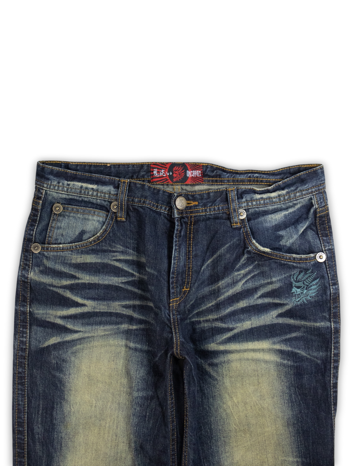 Japanese Washed Denim Jeans (34)