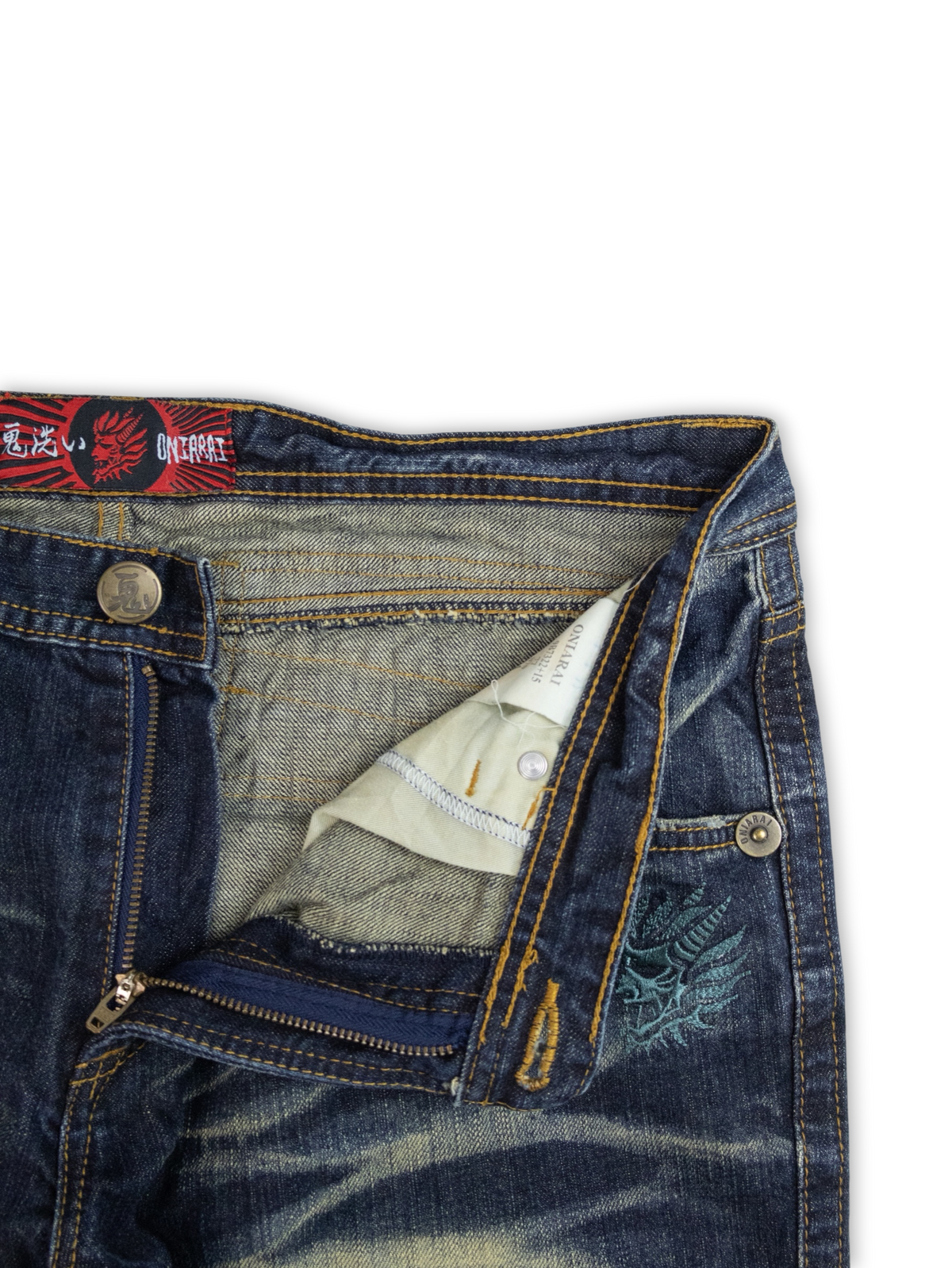 Japanese Washed Denim Jeans (34)