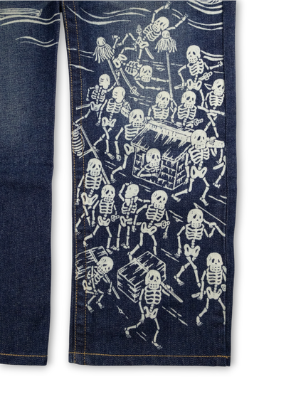 Japanese Washed Denim Jeans (M)
