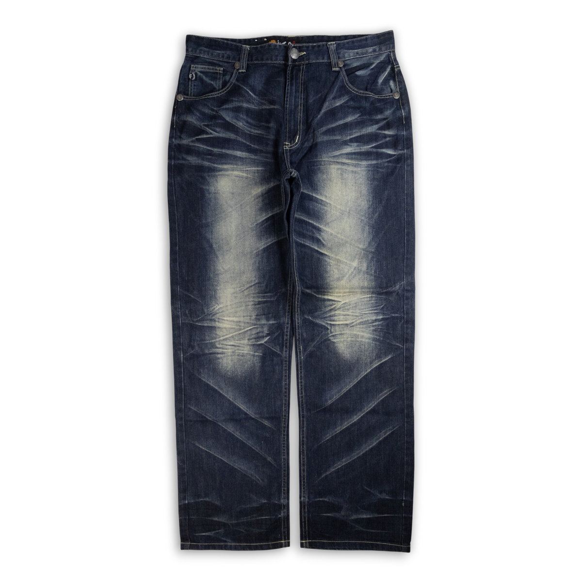 Japanese Washed Denim Jeans (36)
