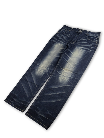 Japanese Washed Denim Jeans (36)