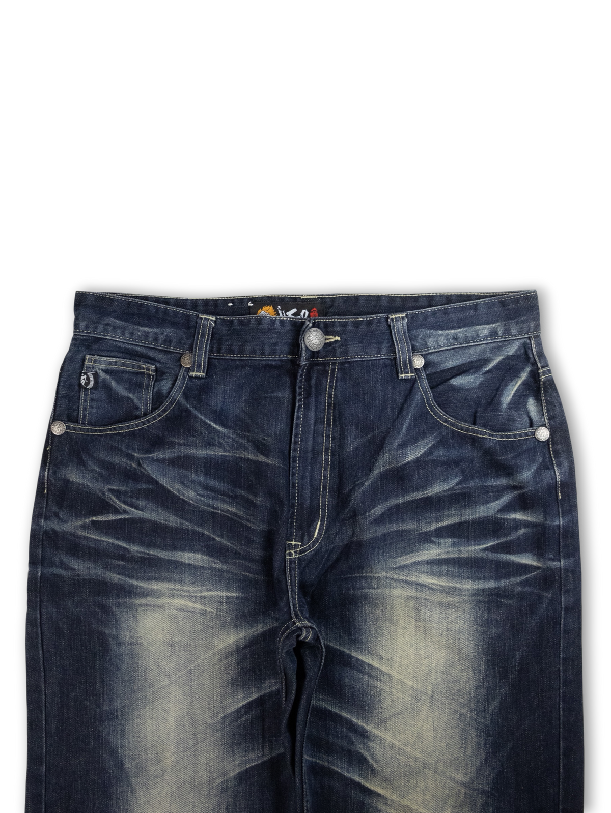 Japanese Washed Denim Jeans (36)