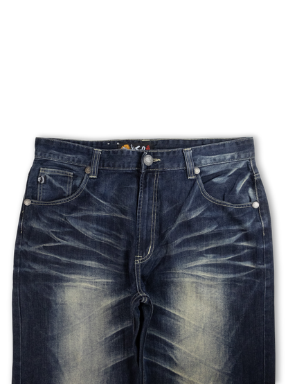 Japanese Washed Denim Jeans (36)