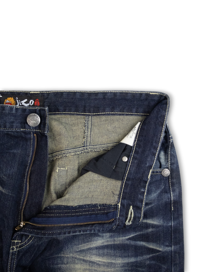 Japanese Washed Denim Jeans (36)