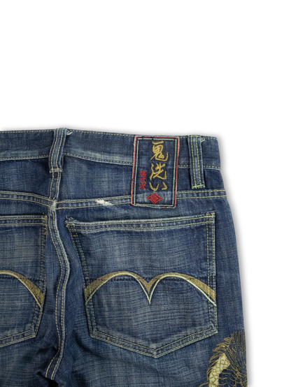 Japanese Washed Denim Jeans (L)