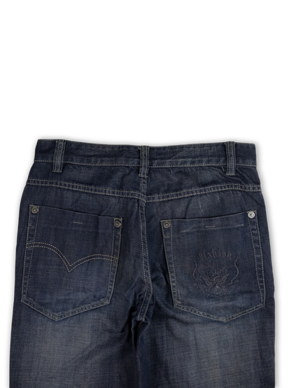 Japanese Washed Denim Jeans (31)