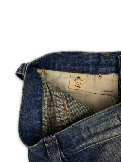 Japanese Washed Denim Jeans (L)