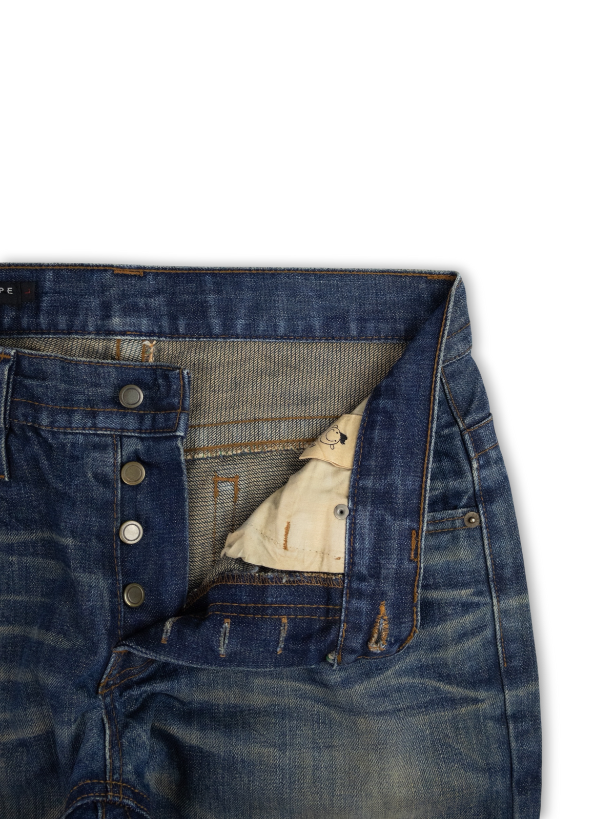 Japanese Washed Denim Jeans (L)