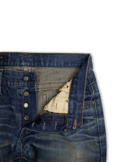 Japanese Washed Denim Jeans (L)