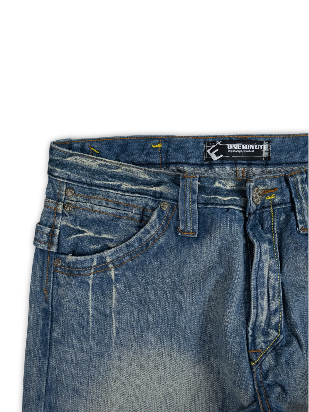 Japanese Washed Denim Jeans (L)