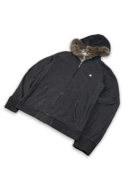 Burberry Fur Zip Up (S)