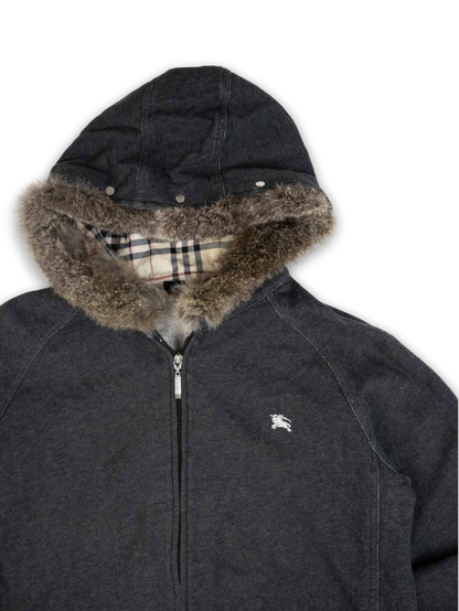 Burberry Fur Zip Up (S)