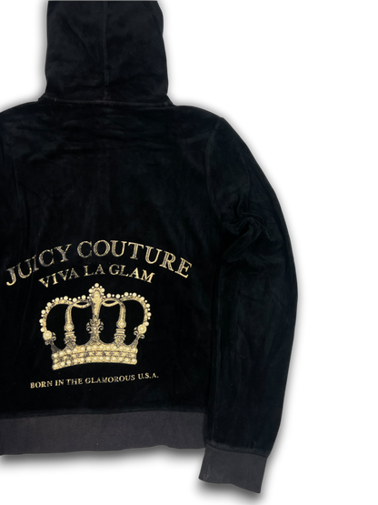 Juicy Couture Velour Zip Up (L)