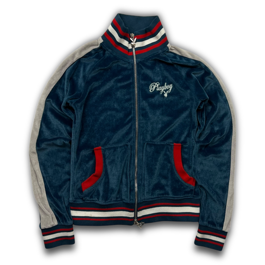 Playboy Velour Zip Up (Womens M)