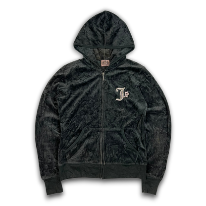 Juicy Couture Velour Zip Up (M)