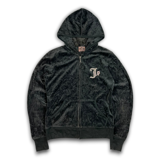 Juicy Couture Velour Zip Up (M)