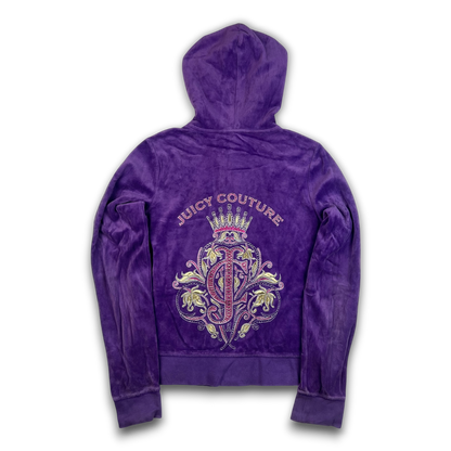 Juicy Couture Velour Zip Up (L)