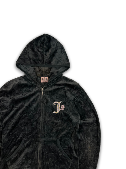 Juicy Couture Velour Zip Up (M)