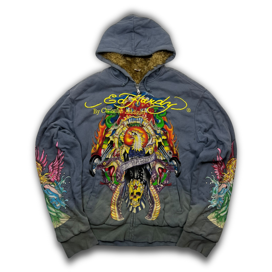 Ed Hardy Zip Up (XL)